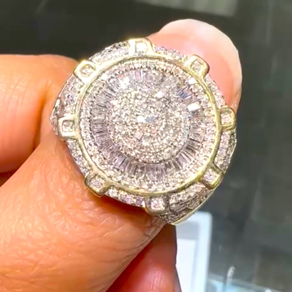 10k solid gold NOT PLATED NOT CZ + FREE APPRAISAL dou. FREE posh authentication! - Picture 1 of 4